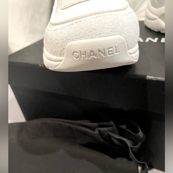 🤍BRAND NEW CHANEL WHITE REV TRAINERS🤍 - Picture 13 of 14